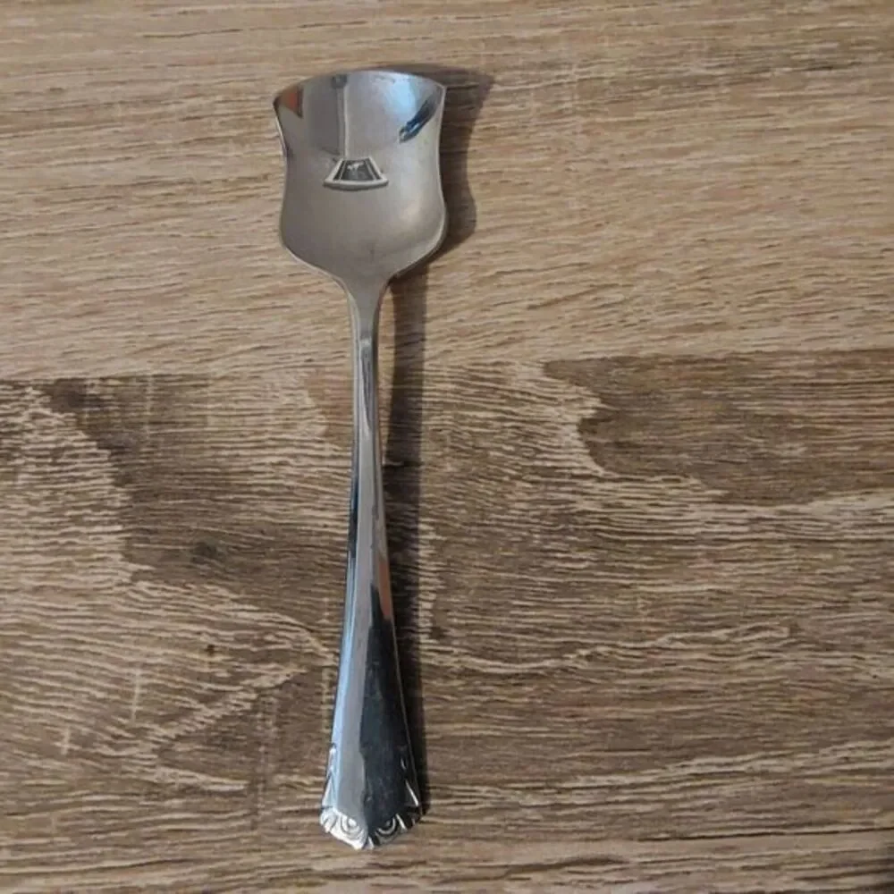 Vintage EPNS A1 SHEFFIELD ENGLAND Silver Service Cutlery Sugar Spoon